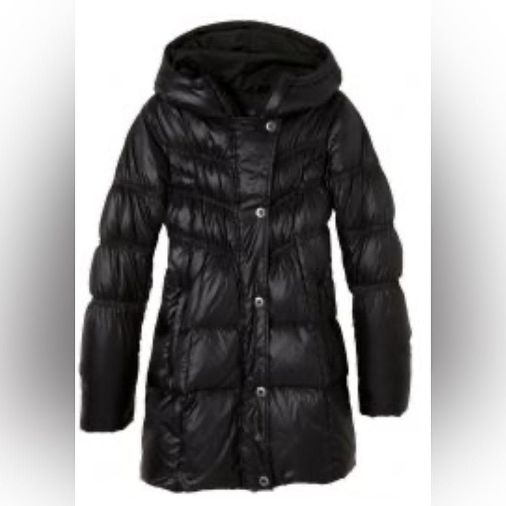 Prana Milly Jacket women’s down puffer coat, size small, black, very warm!